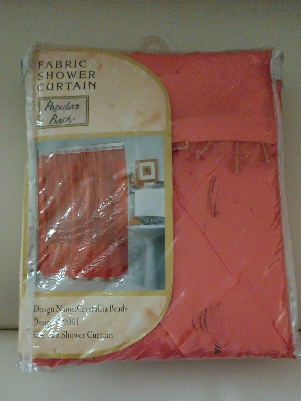 Popular Bath Coral Fabric Shower Curtain